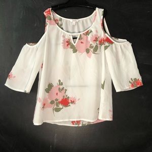 Floral Translucent Shirt